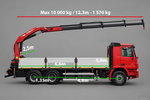Mercedes AROCS 2636 / 6x4 / BURTOWA - 6.6 M / HDS PALFINGER PK 23 500 / MAX UDŹWIG: 10 000 KG / PILOT / AUTOMAT zdjęcie 2