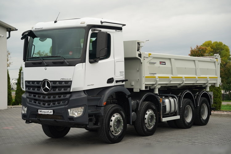 Mercedes AROCS 3240 / 8x4 / WYWROTKA - 5.7 M / HYDROBURTA / AUTOMAT / EURO 6 / zdjęcie 12