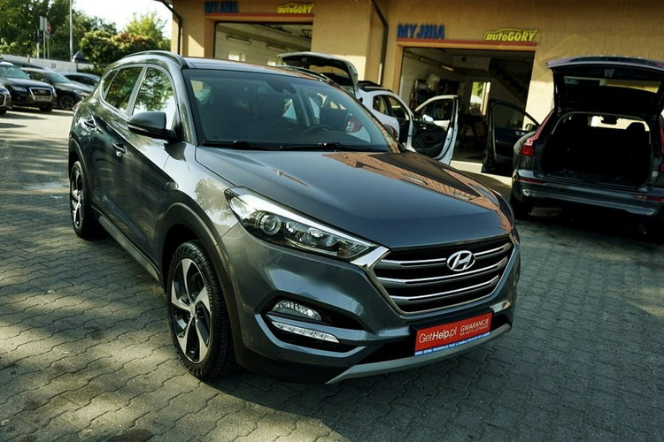 Hyundai Tucson 1.7CRDI NAVI, alu R19, skóra, kamera, 2018r. zdjęcie 4