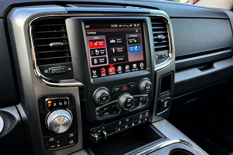 Dodge RAM 5.7HEMI Ram Box Kam cofania Wentyle Alpine Grzana kierownica Fv 23% zdjęcie 11