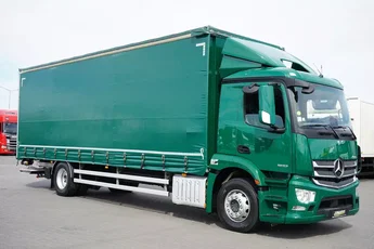 Mercedes ANTOS / 1833 / ACC / E 6 / FIRANKA + WINDA / 21 PALET / DŁ. 8.6 M / ŁAD. 7 645 KG