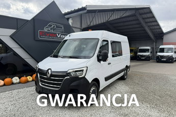 Renault Master L2H2 średniak 7-osobowy lift brygadówka doka pełna opcja 80tys km