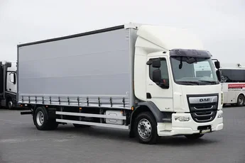 DAF / LF / 290 / E 6 / FIRANKA + WINDA / ŁAD. 9 970 KG / 19 PALET