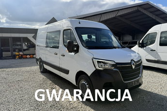 Renault Master L2H2 średniak 7-osobowy lift brygadówka doka pełna opcja 2023rok 2.3