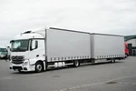 Mercedes ACTROS / 1830 / ACC / E 6 / ZESTAW PRZEJAZDOWY 120 M3 / ŁAD. 15 098 KG zdjęcie 1