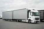 Mercedes ACTROS / 1830 / ACC / E 6 / ZESTAW PRZEJAZDOWY 120 M3 / ŁAD. 15 098 KG zdjęcie 12