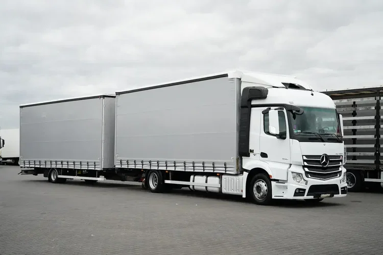 Mercedes ACTROS / 1830 / ACC / E 6 / ZESTAW PRZEJAZDOWY 120 M3 / ŁAD. 15 098 KG zdjęcie 12