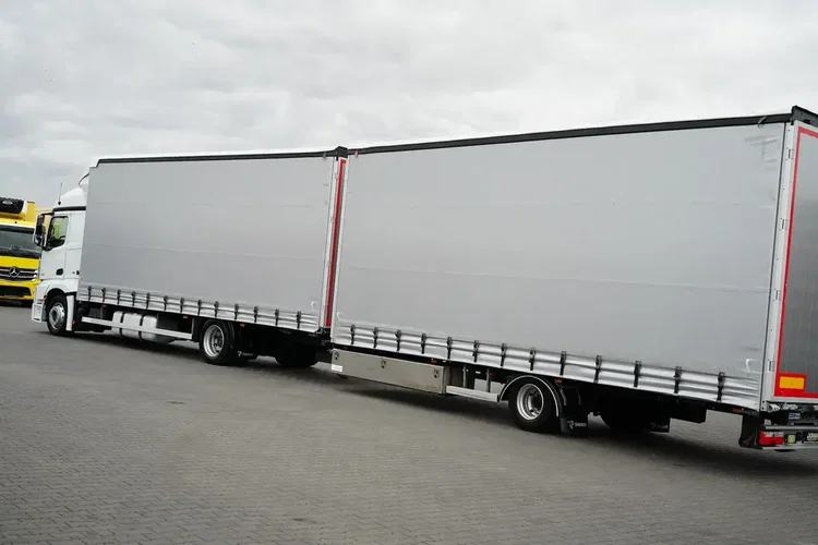 Mercedes ACTROS / 1830 / ACC / E 6 / ZESTAW PRZEJAZDOWY 120 M3 / ŁAD. 15 098 KG zdjęcie 13