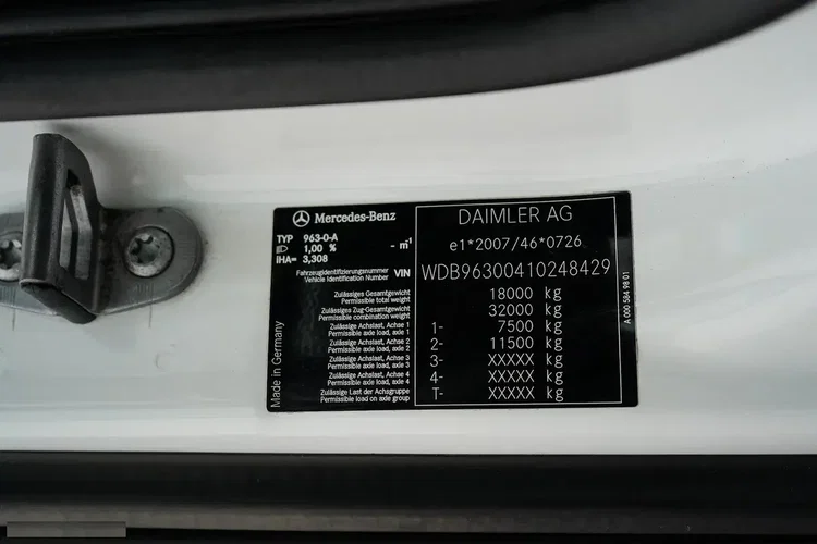Mercedes ACTROS / 1830 / ACC / E 6 / ZESTAW PRZEJAZDOWY 120 M3 / ŁAD. 15 098 KG zdjęcie 2