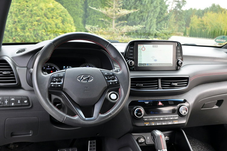 Hyundai Tucson 1.6T(177KM) N-Line 4WD Full Led Navi Kamera Skóry El.Fotele Alu19"ASO zdjęcie 32