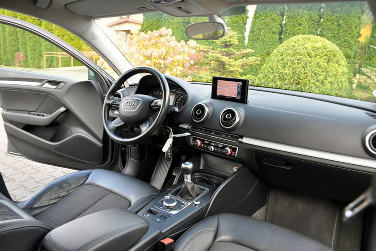 Audi A3 1.4T(122KM) Navi MMI Bi-Xenon Led Panorama Skóry Chrom I Wł Alu16"ASO zdjęcie 24
