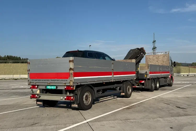 Scania R490 Palfinger PK 34002 SH E dźwig HDS Z Niemiec od pierwszego wlasciciela zestaw z przyczepą 6x wysów zdjęcie 8